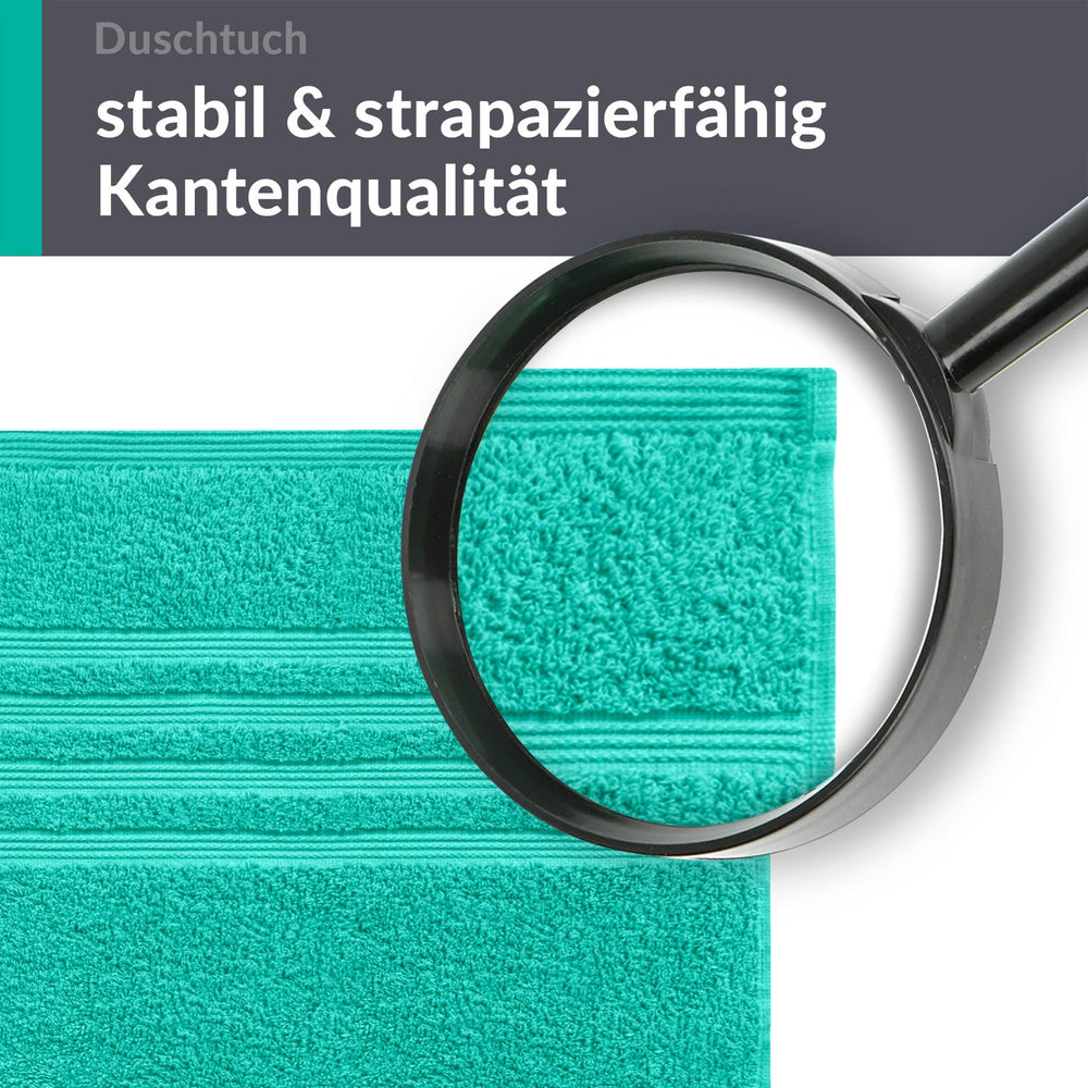Duschhandtuch 70x140 cm Türkis - Meer