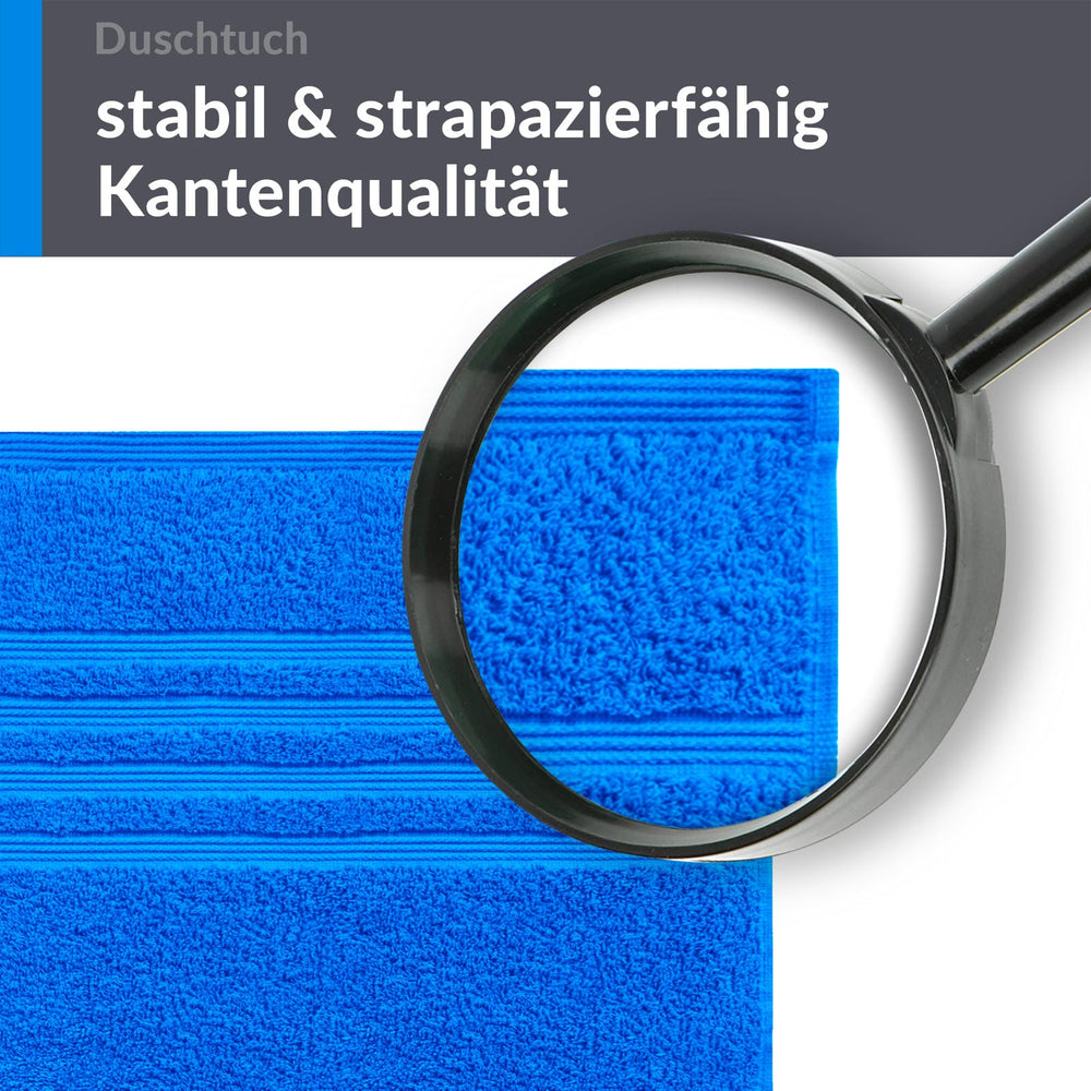 Duschhandtuch 70x140 cm Blau - Karibik