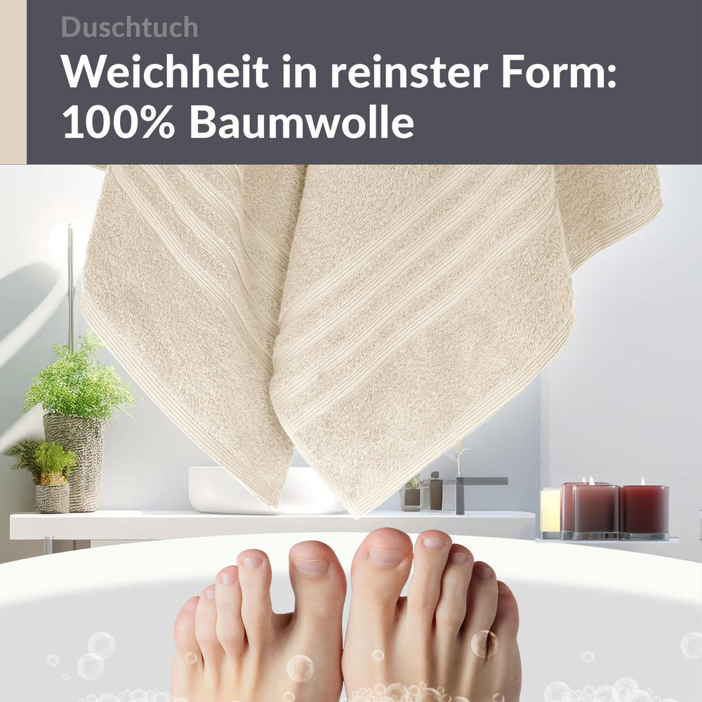 Duschhandtuch 70x140 cm Natur