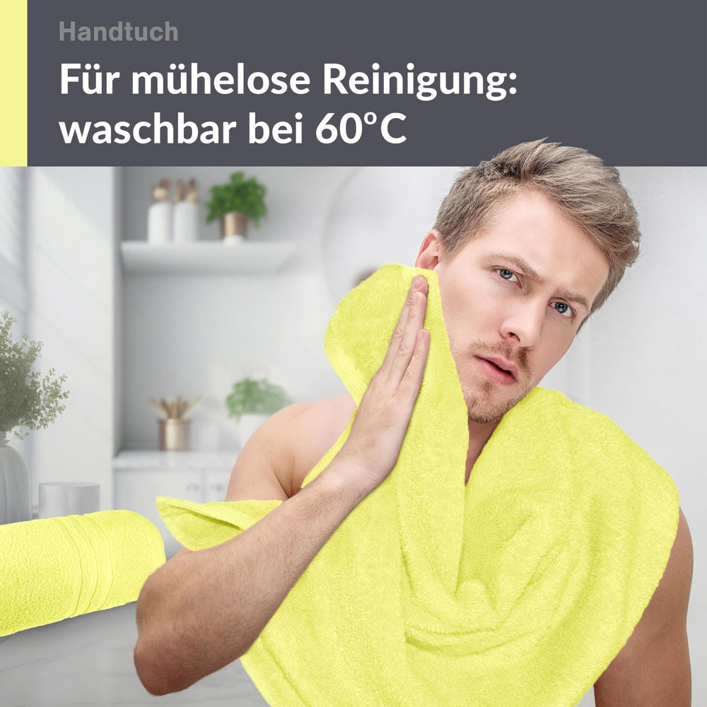 Handtuch 50x100 cm 2er Set Grün - Anis