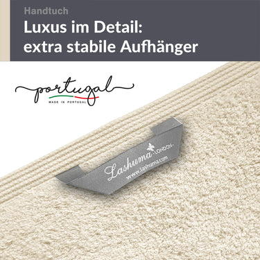 Handtuch 50x100 cm 2er Set Natur