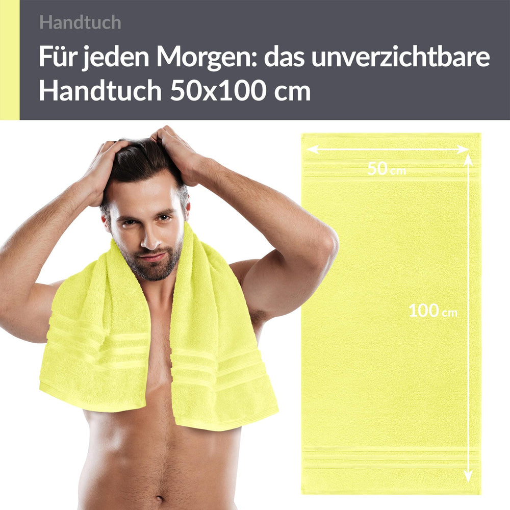 Handtuch 50x100 cm Grün - Anis
