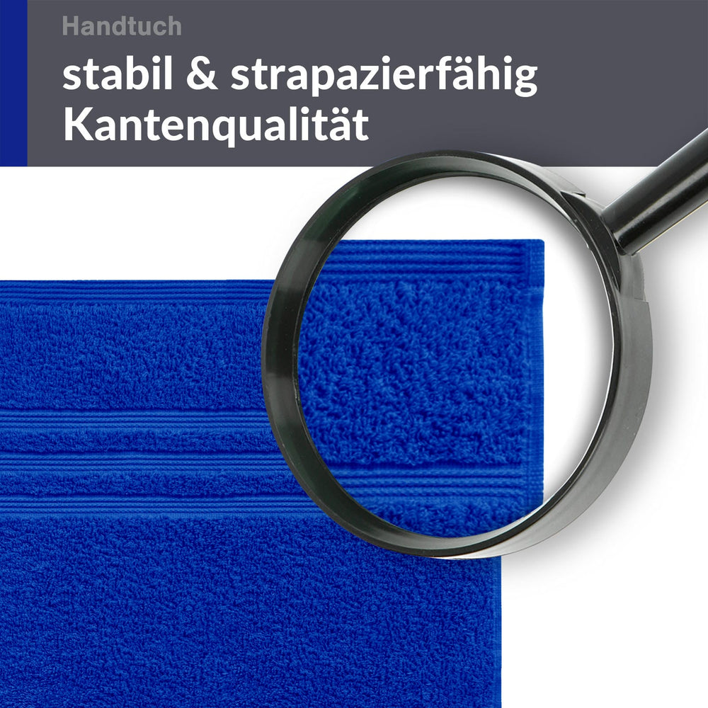 Handtuch 50x100 cm Blau - Azur