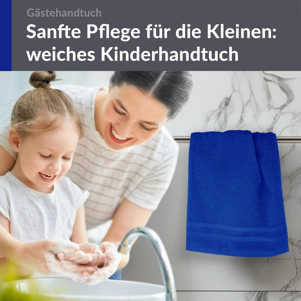 Gästehandtücher 30x50 cm Blau - Azur