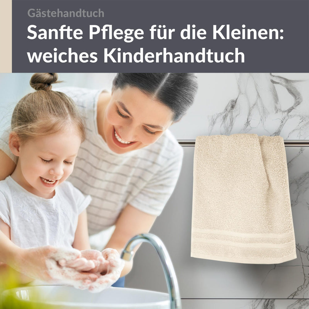 Gästehandtücher 30x50 cm Natur