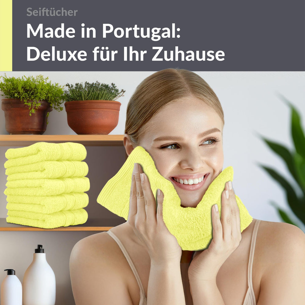 Waschlappen Set 30x30 cm 6 Stück Grün - Anis