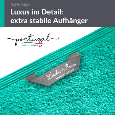 Waschlappen Set 30x30 cm 6 Stück Türkis - Meer
