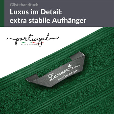 Gästehandtücher Set 30x50 cm 4 Stück Grün - Tannen