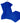 Gästehandtücher Set 30x50 cm 4 Stück Blau - Azur