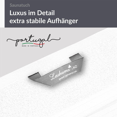 Saunahandtuch 100x200 cm extra groß Weiß
