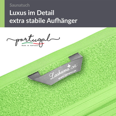 Saunahandtuch 70x200 cm Grün - Apfel