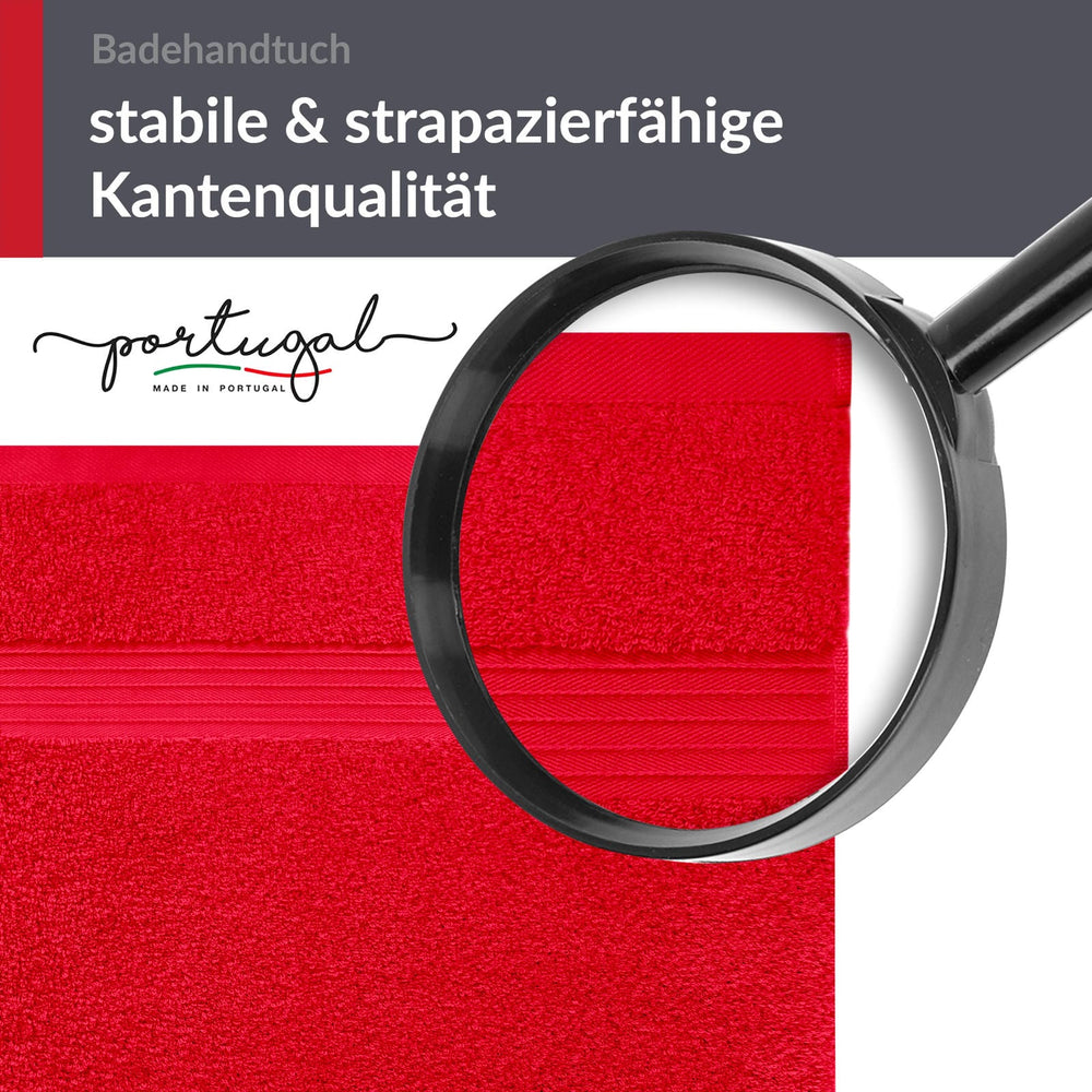 Saunahandtuch 70x200 cm Rot - Scharlach
