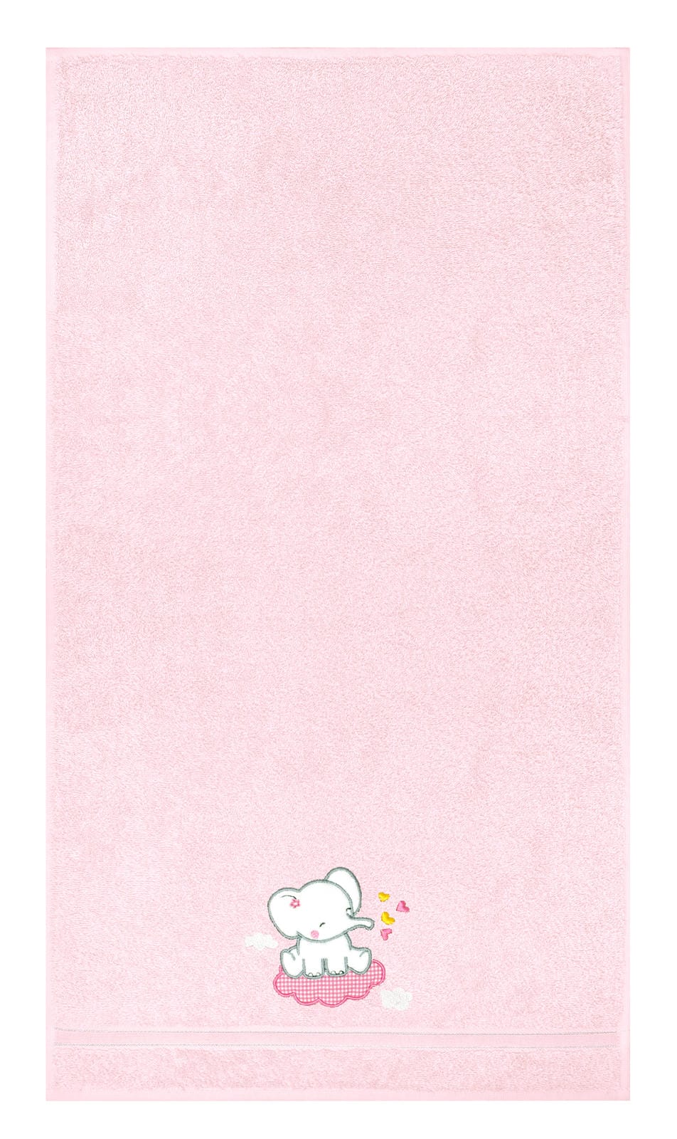3er Set Baby Geschenkset für Mädchen und Jungen bestickt mit Elefant - Rosa