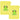 2er Set Baby Waschhandschuhe bestickt mit Frosch - Gelb 15x21 cm