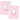 2er Set Baby Waschhandschuhe bestickt mit Elefant - Rosa 15x21 cm