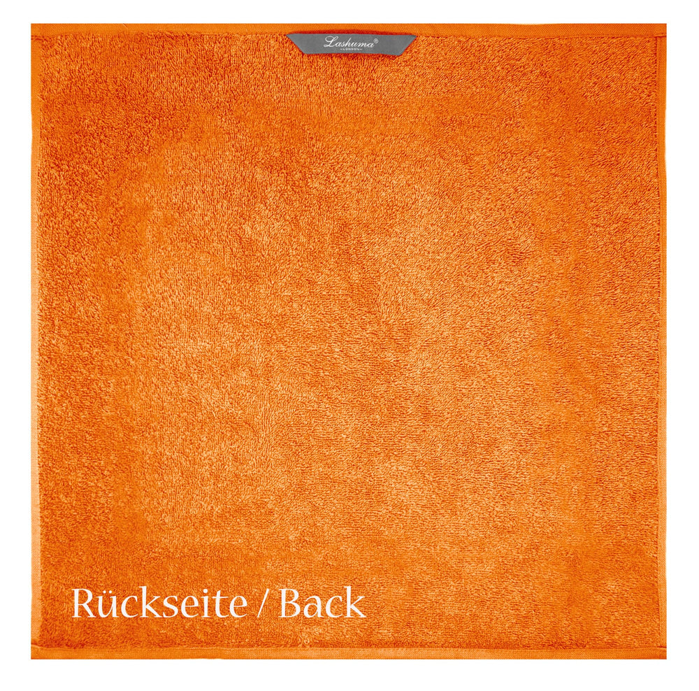 Küchenhandtücher Set 50x50 cm Orange - Clementinen