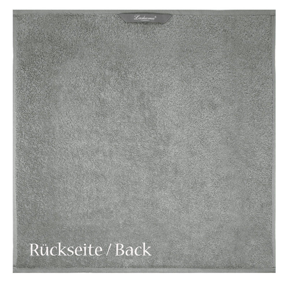 Küchenhandtücher Set 50x50 cm Grau - Stein