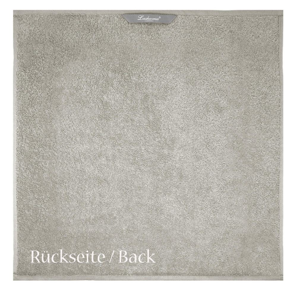 Küchenhandtücher Set 50x50 cm Grau - Kiesel