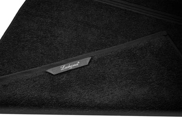 Frottee Küchenhandtücher 50x50 cm 4er Set Schwarz