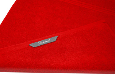 Frottee Küchenhandtücher 50x50 cm 4er Set Rot - Scharlach