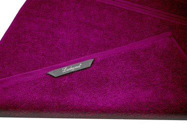 Frottee Küchenhandtücher 50x50 cm 4er Set Violett - Orchidee