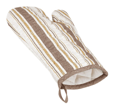schnittfeste Topflappen Handschuhe taupe, Backhandschuhe 2er Set für Damen und Herren