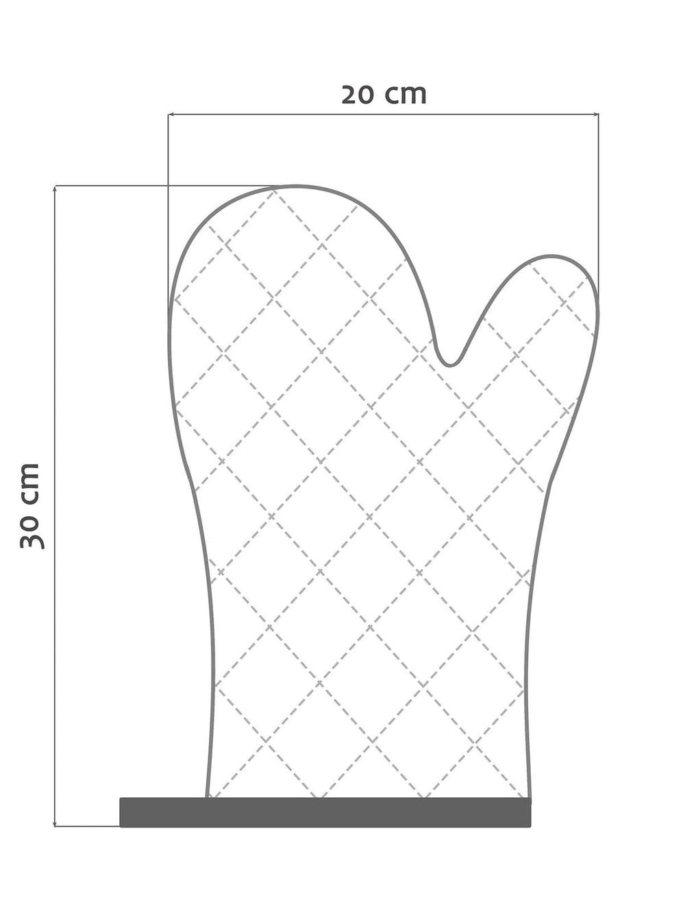 schnittfeste Topflappen Handschuhe taupe, Backhandschuhe 2er Set für Damen und Herren