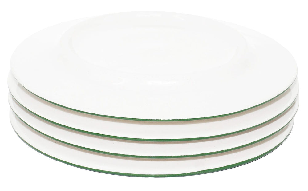 Kuchenteller Set 4 Personen, Teller mit Zitronenmotiv gelb, Essteller Keramik 19 cm Ø