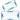 Kuchenplatten blau Enzian, 2er Set Speiseteller 28x15 cm - 38x18 cm, Fleischteller eckig