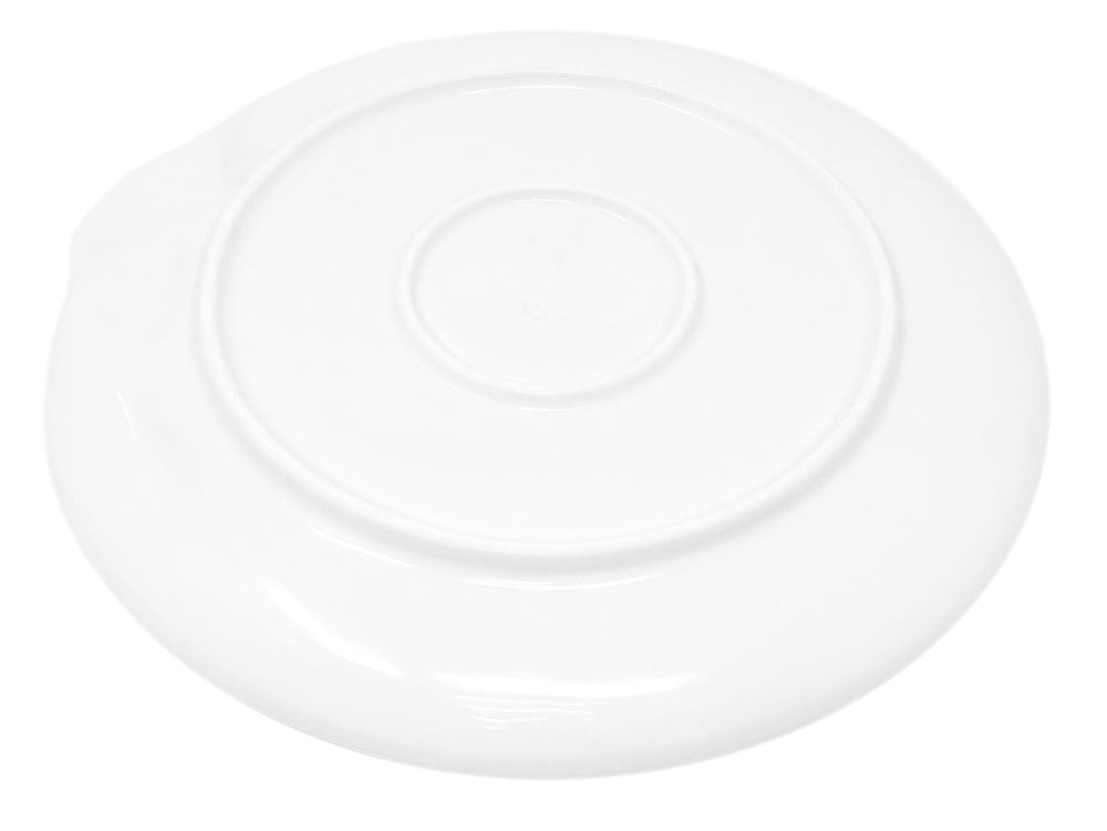 Handgemachter Platzteller aus Italienischer Keramik im Meeresfrüchte Design, Runder Fischteller 25 cm