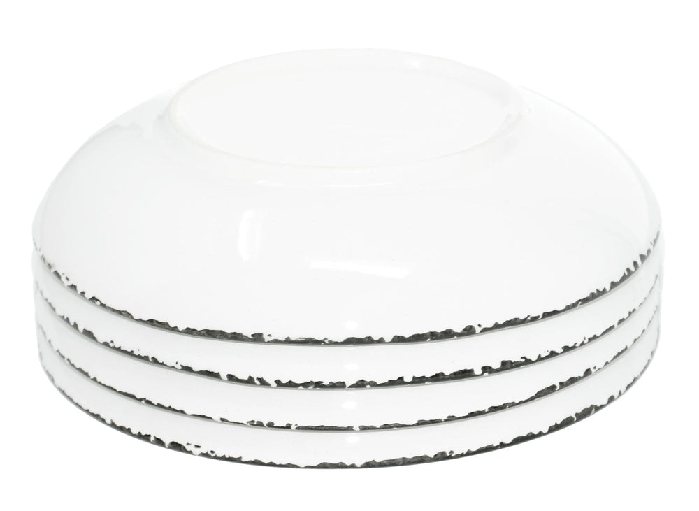 Keramik Suppenteller tief Olive, Teller für Suppe rund 19 cm Ø