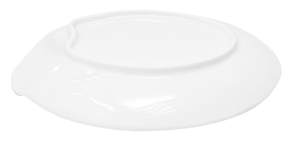Handgemachte Ovale Servierplatte aus Italienischer Keramik im Meeresfrüchte Design, Servierteller 26x18 cm