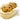Bambus Körbchen in 10er Set Oval 16 x 11 cm