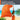 Saunahandtuch groß 80x200 cm 2er Set Orange Clementinen
