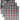 Frottee Küchenhandtuch 50x50 cm, 3er Set Grau - Stein