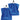 Seiftuch 30x30 cm, 2er Set Waschlappen Blau - Königsblau