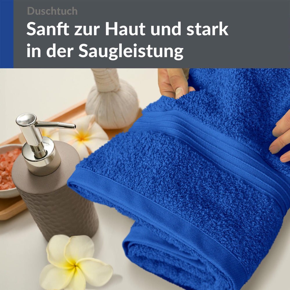 Duschtuch - Badetuch 70x140 cm Blau - Königs