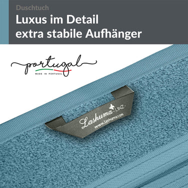 Duschtuch - Badetuch 70x140 cm Blau - Tauben