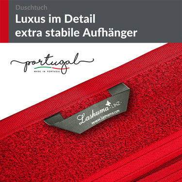Duschtuch - Badetuch 70x140 cm Rot - Scharlach