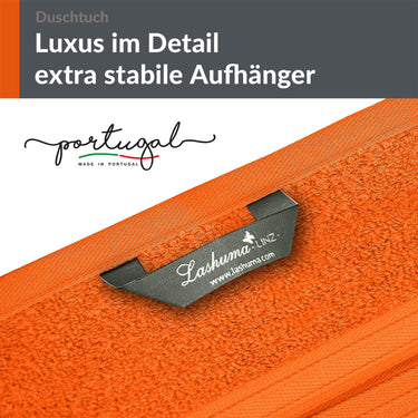 Duschtuch - Badetuch 70x140 cm Orange - Blutorange