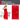 Badetuch 100x150 cm Rot - Scharlach