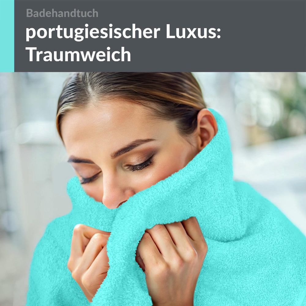 Badetuch 100x150 cm Türkis