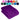 Handtuch 50x100 cm Lila - Aubergine