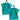 Waschlappen 30x30 cm 2er Set Grün - Nautic