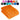 Handtuch 50x100 cm Orange - Clementinen