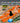 Badetuch groß 100x200 cm  Orange - Clementinen